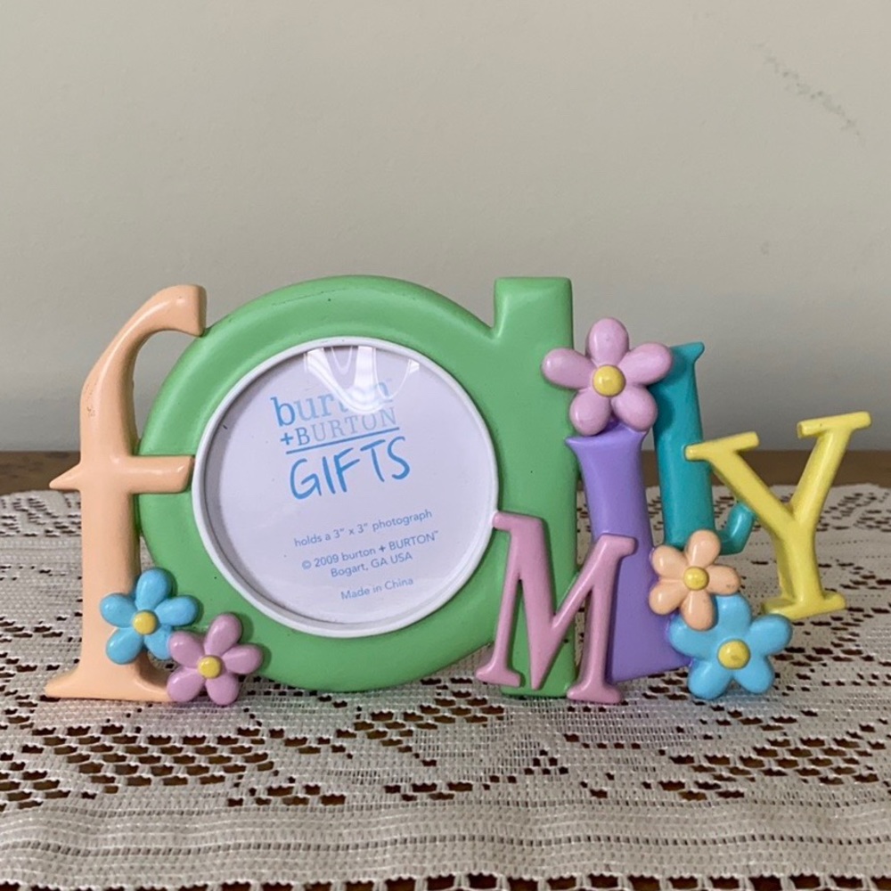 Ceramic Family Photo Frame